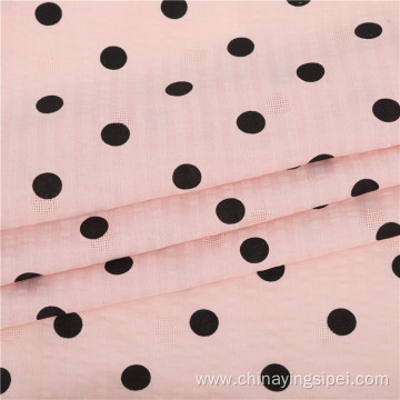 Stocklot jacquard woven 100% pure cotton fabric